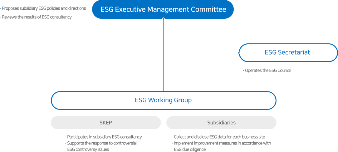 자회사 ESG 추진협의체에 관한 이미지 입니다.